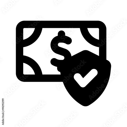 insurance glyph icon