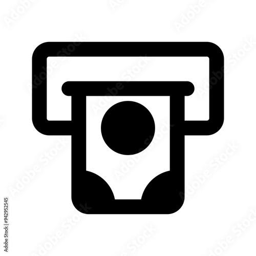 withdraw glyph icon