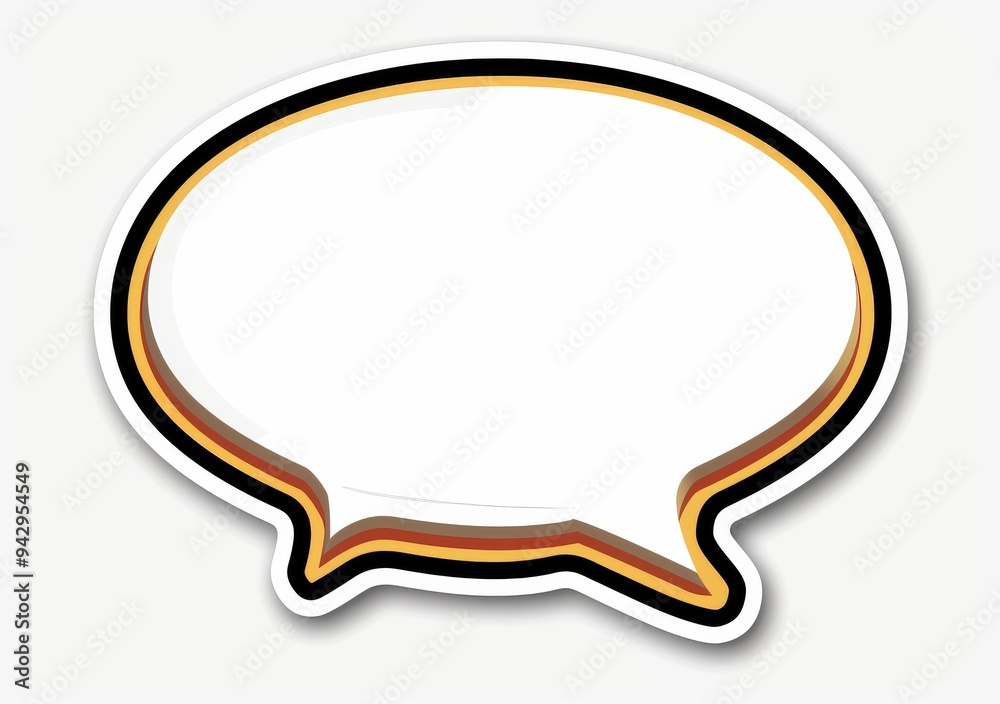 Fototapeta premium Icono de bocadillo de diÃ¡logo con fondo transparente. UHD 4K enfoque nÃ­tido.