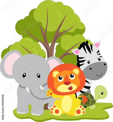 Photography Group Of Wild Animals