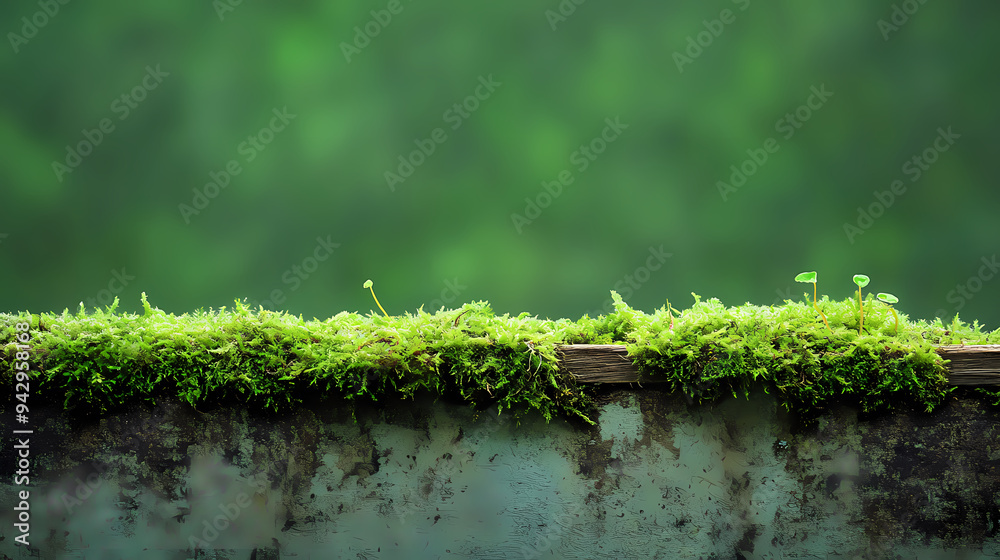 Fototapeta premium Green moss plant