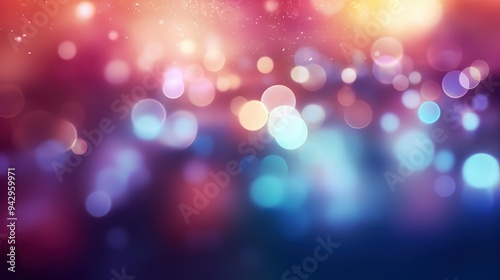 Beautiful bokeh light background, abstract blur defocused colorful background. Sparkling textured festive background. Abstract Christmas sparkling bright bokeh blur scene illustration