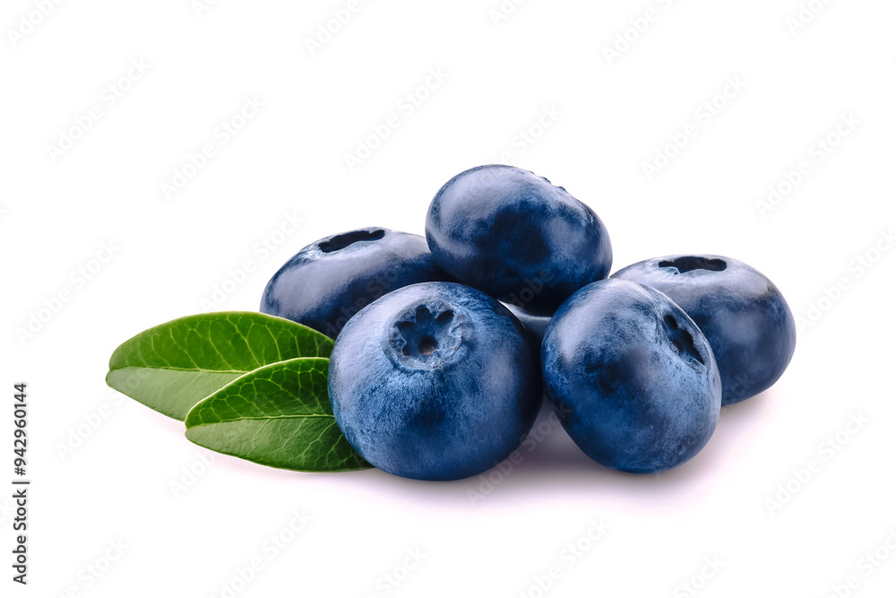 Tasty ripe Blueberry isolated on white background Tasty ripe Blueberry isolated on white background