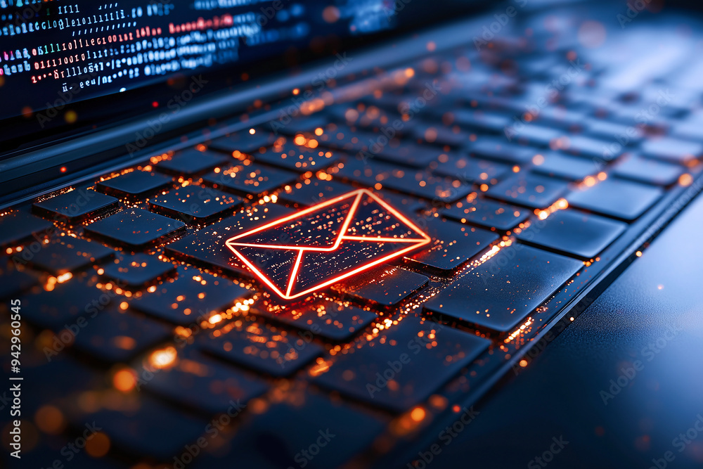 Engaging Image Illustrating Internet Safety Through Email Engaging Image Illustrating Internet Safety Through Email