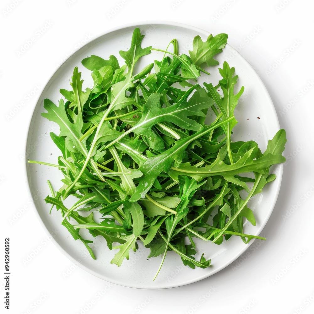 Peppery Arugula Salad Serving Peppery Arugula Salad Serving