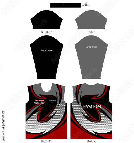 STYLISH SPORTS JURCY DESIGN VICTOR TEMPLATE || Ready to print  and You can customize sizes