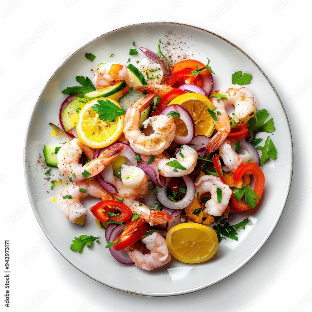 Mixed Seafood Salad Delight Mixed Seafood Salad Delight