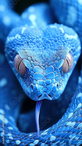close up of a snake