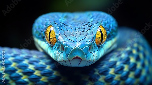 close up of a snake