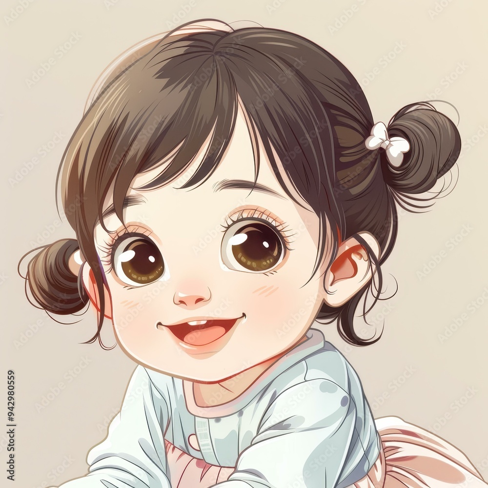A cute baby girl brightens the webtoon, bringing joy and wonder to this whimsical animated scene. A cute baby girl brightens the webtoon, bringing joy and wonder to this whimsical animated scene.