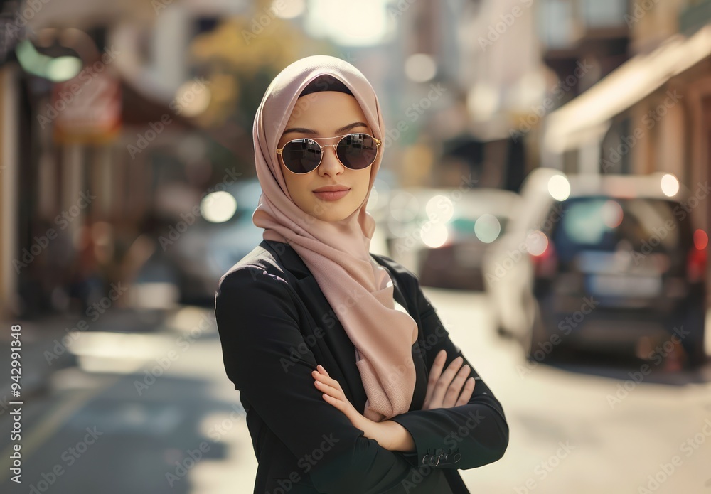 Confident Woman in Hijab Confident Woman in Hijab