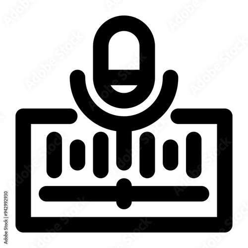 streaming, podcast streaming, podcast, podcasting, audio streaming outline icon