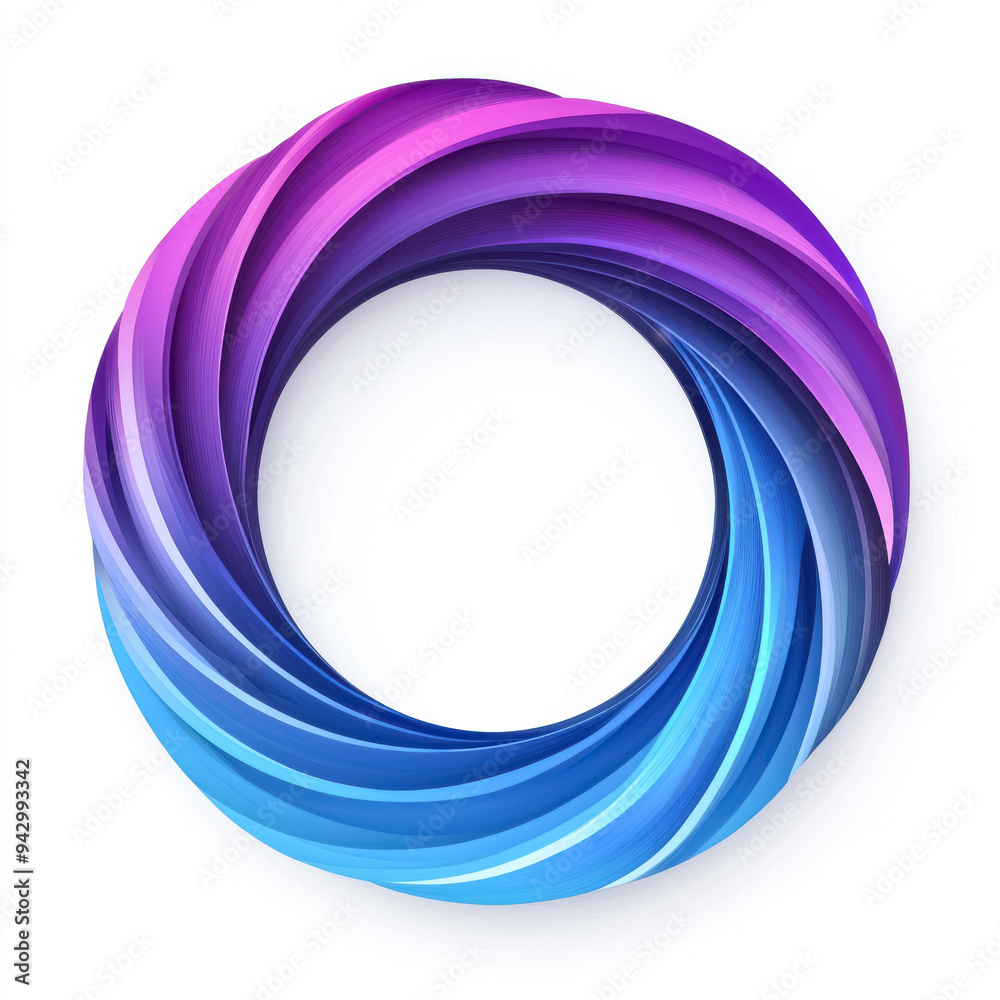 custom made wallpaper toronto digitalA visually appealing digital illustration with a spiral shape made of intertwining pink and blue hues. The artwork suggests balance, fluidity, and a calm atmosphere.