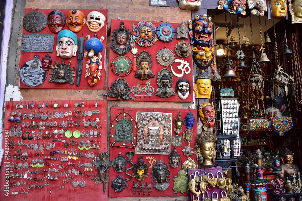 Fototapeta premium The beautiful of Souvenir at Swayambhunath