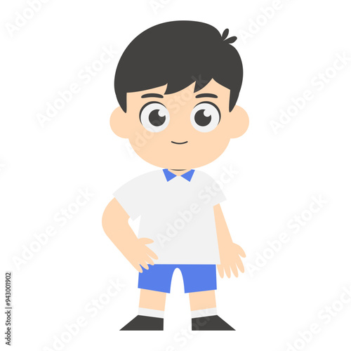 Kindergarten Boy Character