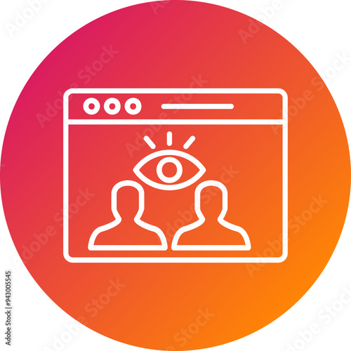 Visualization Vector Icon Design