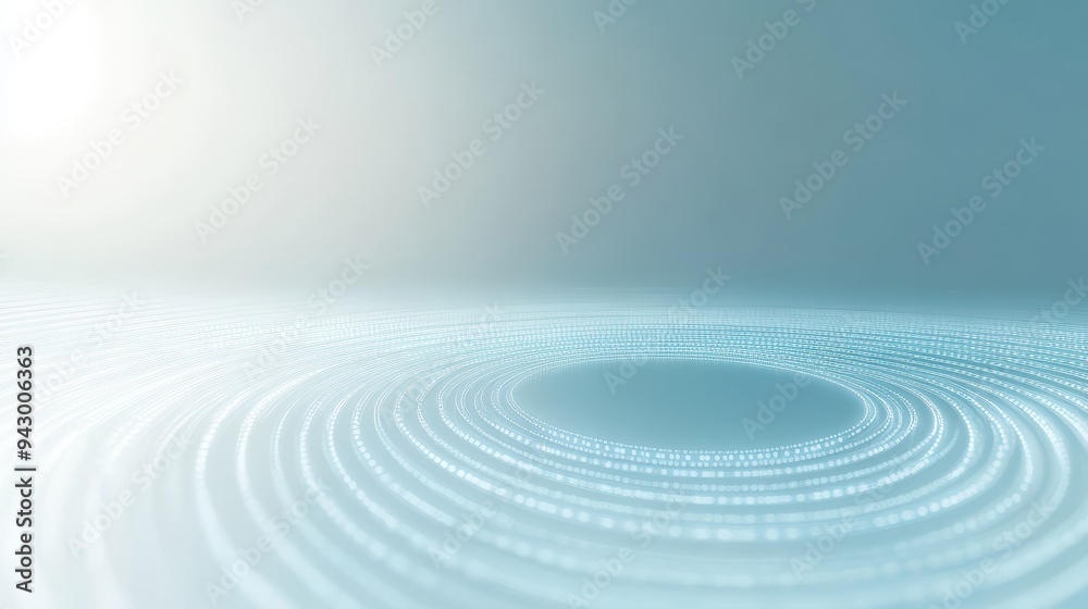 A blue ocean with a large circle in the middle. The circle is surrounded by ripples and waves. The image has a calm and peaceful mood, as if it were a still lake or a quiet ocean A blue ocean with a large circle in the middle. The circle is surrounded by ripples and waves. The image has a calm and peaceful mood, as if it were a still lake or a quiet ocean