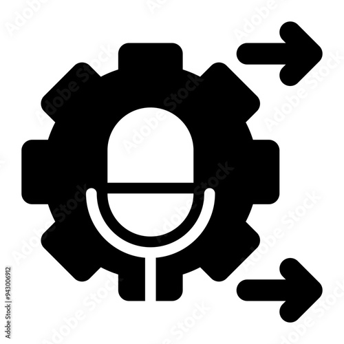 post production, audio production, after production, production, podcast solid or glyph icon