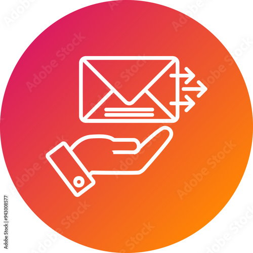 Send Mail Vector Icon Design