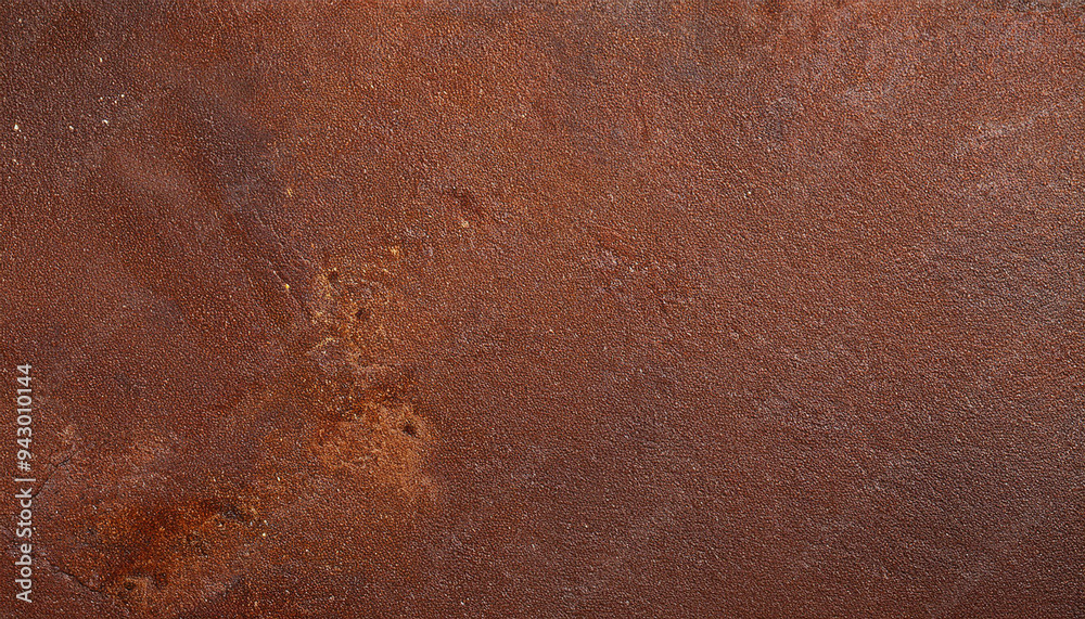 Empty brown rusty stone or metal surface texture. Long banner format.