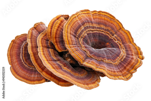 reishi mushroom isolated on white or transparent png photo