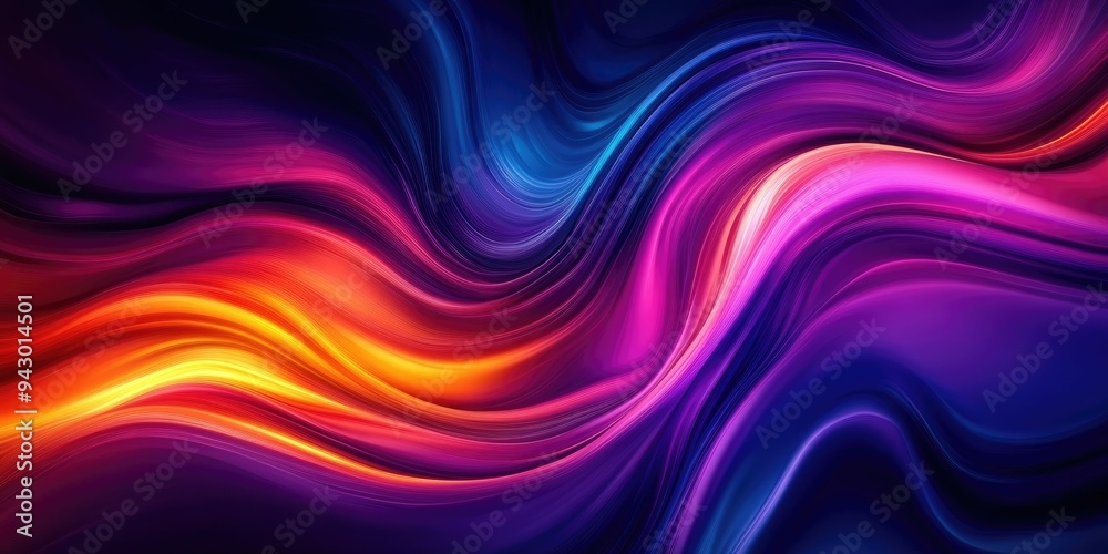 Obraz premium Abstract Swirling Colors