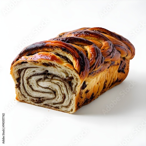 babka isolated on white 