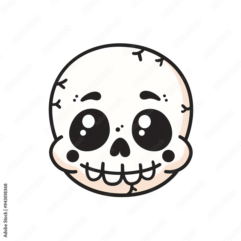 Fototapeta premium skull with a smile