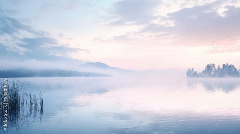 A peaceful lakeside view at dawn with soft pastel skies, leaving room for text. Great for relaxation, nature, or morning-themed designs. A peaceful lakeside view at dawn with soft pastel skies, leaving room for text. Great for relaxation, nature, or morning-themed designs.