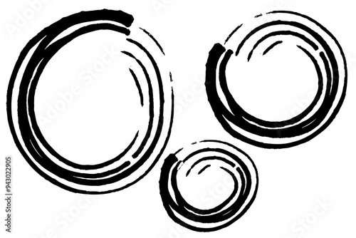 Manchas Abstractas en Círculos en Formato Vectorial