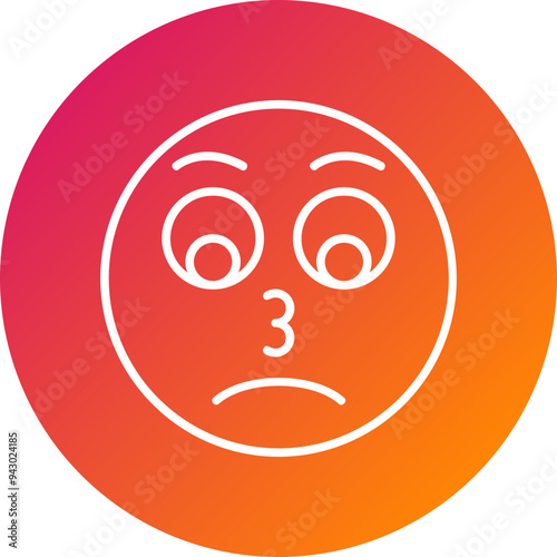 Disappointment Vector Icon Design