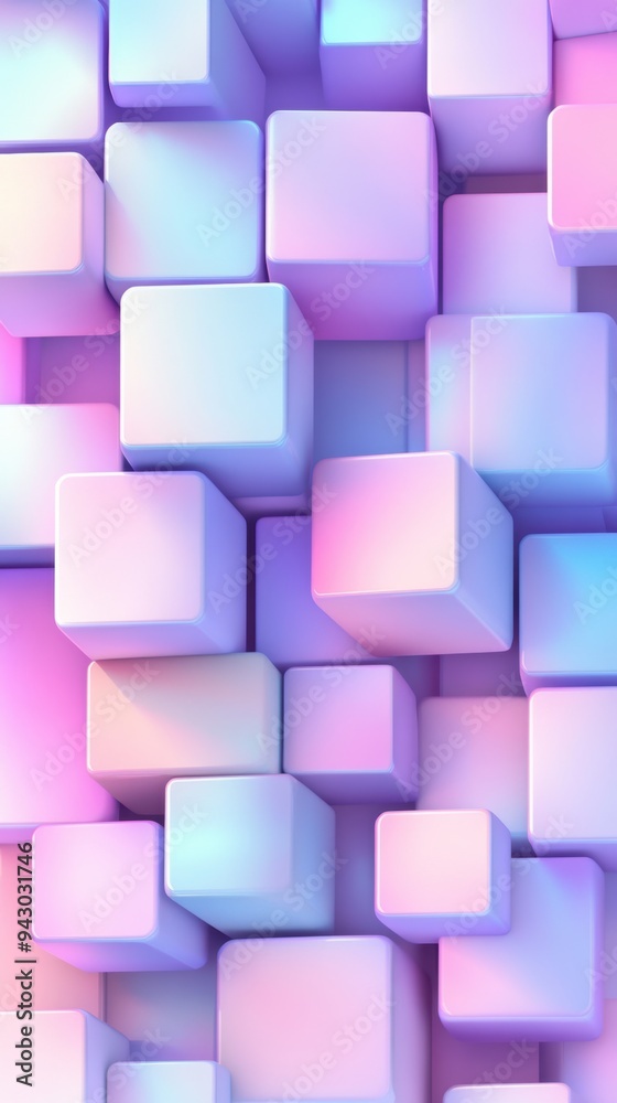 Obraz premium Abstract pastel geometric background