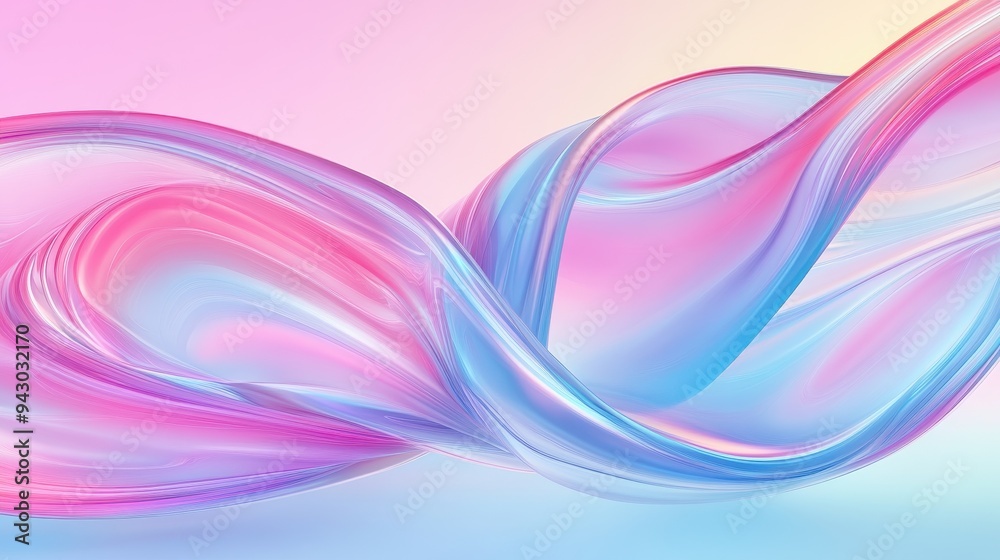 A colorful, flowing wave of pink, blue, and purple. The colors are vibrant and the wave appears to be moving A colorful, flowing wave of pink, blue, and purple. The colors are vibrant and the wave appears to be moving