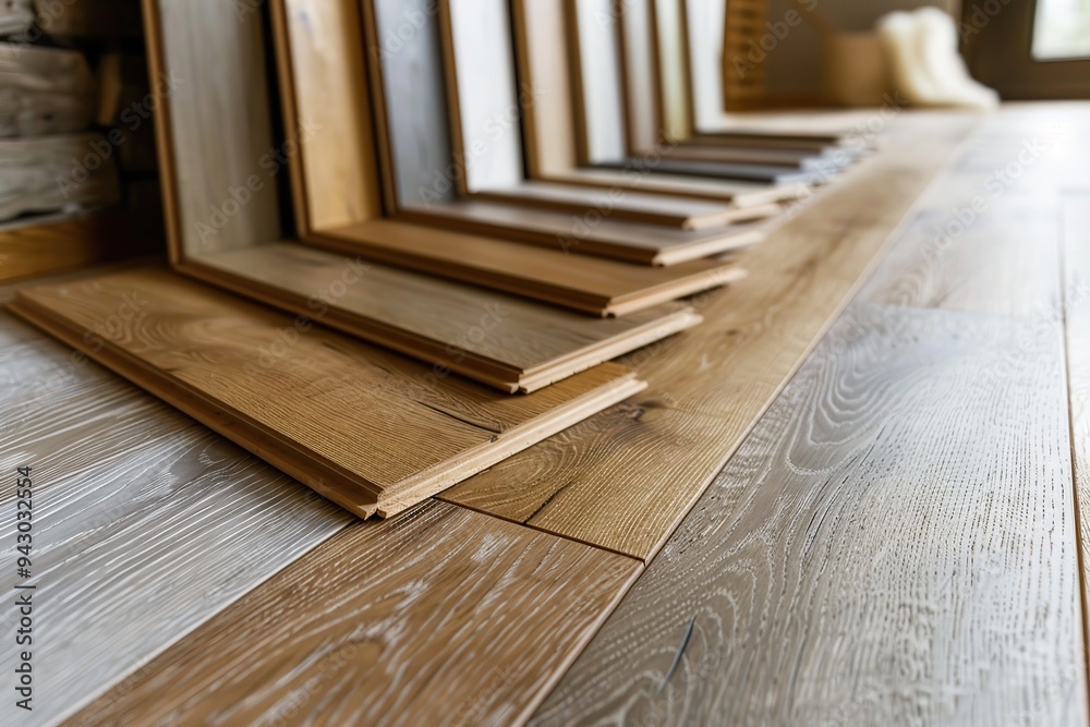 Laminate samples. Production of vinyl, veneer material floors. Home Decor Floor Samples. Parquet with wood pattern texture for flooring interior design. Wood chipboard. Construction finishing, advert Laminate samples. Production of vinyl, veneer material floors. Home Decor Floor Samples. Parquet with wood pattern texture for flooring interior design. Wood chipboard. Construction finishing, advert