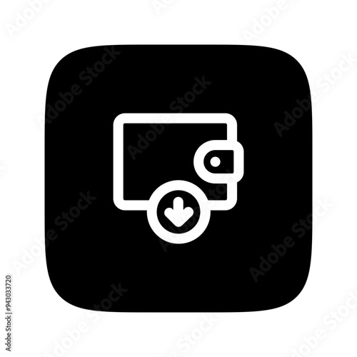 withdraw line icon