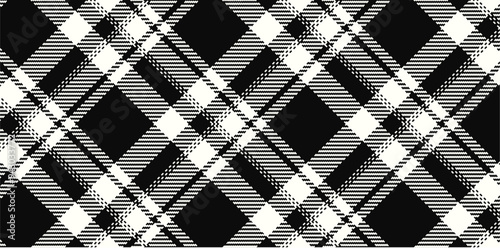 Vector checkered pattern. Tartan, textured seamless twill for flannel shirts, duvet covers, other autumn winter textile mills. Vector Format