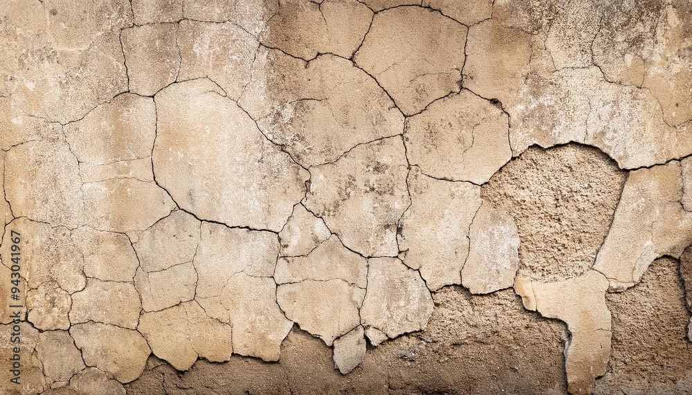 Aged cracked wall, natural grunge texture with large and small grains. Original template for overlay, grunge stencil. Unique pattern for styling Aged cracked wall, natural grunge texture with large and small grains. Original template for overlay, grunge stencil. Unique pattern for styling