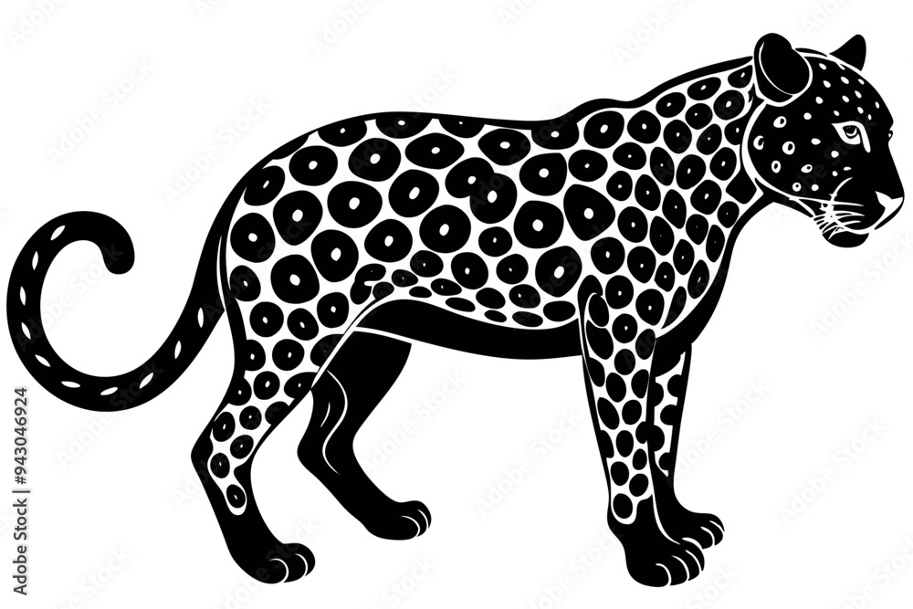 Creative Animal Silhouette Vector Art Illustration 