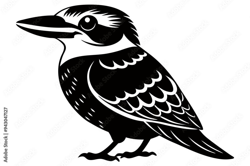 Naklejka premium Creative Bird Vector Art Illustration