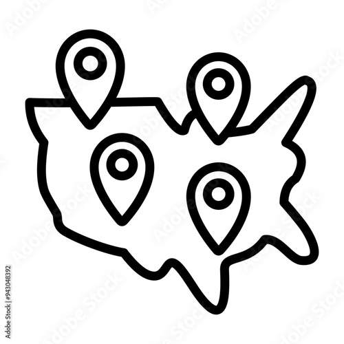 Swing States Icon
