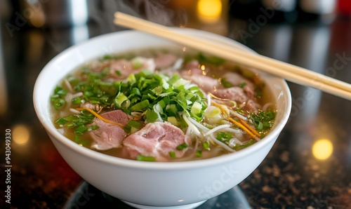  pho in a restaurant, Generative AI