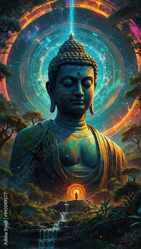 buddha statue in the garden