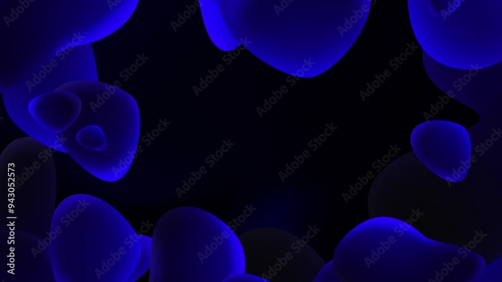 Dynamic animated background featuring fluid blue shapes, smooth transitions, and subtle grain effect, creating mystical atmosphere for digital wallpaper. Copy space. Dynamic animated background featuring fluid blue shapes, smooth transitions, and subtle grain effect, creating mystical atmosphere for digital wallpaper. Copy space.