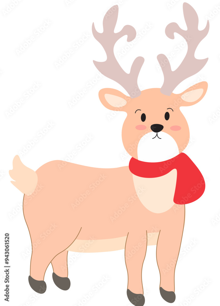 Reindeer Illustration Reindeer Illustration