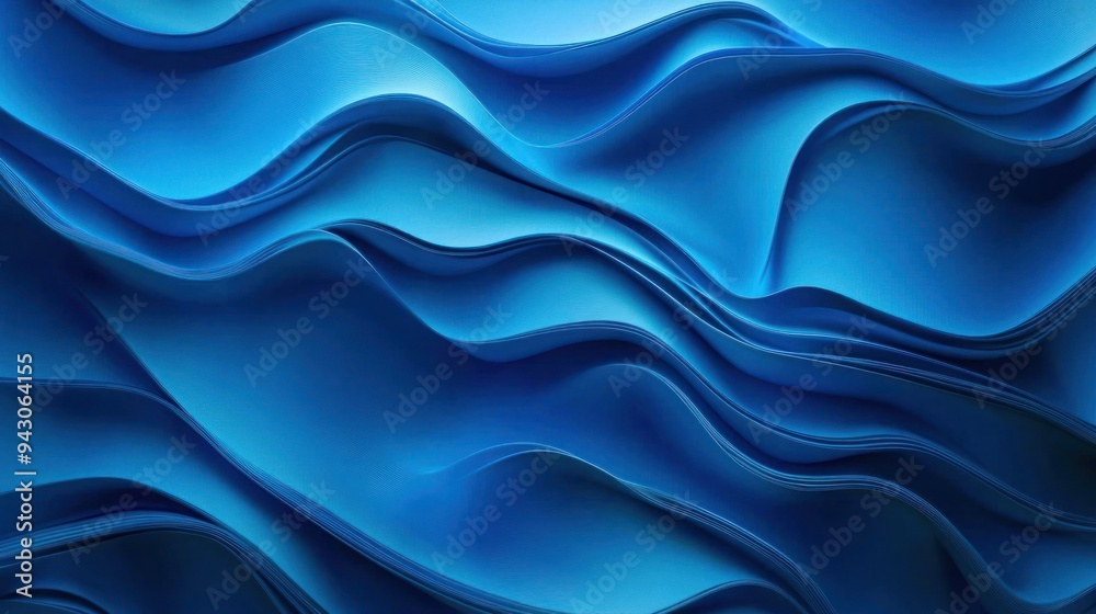 Abstract Blue Wavy Background Abstract Blue Wavy Background