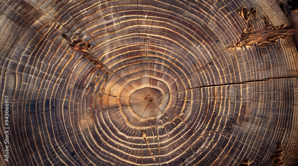 The image is a cross-section of a tree trunk, showing the growth rings. the rings are formed each year as the tree grows, and they can be used to determine the age of the tree. The image is a cross-section of a tree trunk, showing the growth rings. the rings are formed each year as the tree grows, and they can be used to determine the age of the tree.