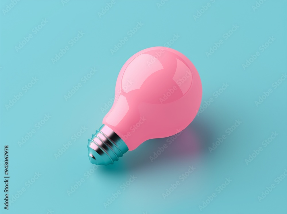 Light bulb isolate on background, symbolizes innovation and bright ideas in design Light bulb isolate on background, symbolizes innovation and bright ideas in design