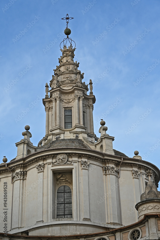 Roma, la chiesa di Sant'Ivo alla Sapienza Roma, la chiesa di Sant'Ivo alla Sapienza