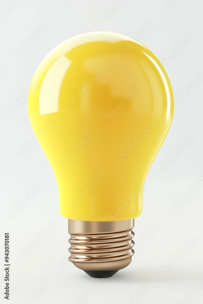 Light bulb isolate on background, symbolizes innovation and bright ideas in design Light bulb isolate on background, symbolizes innovation and bright ideas in design