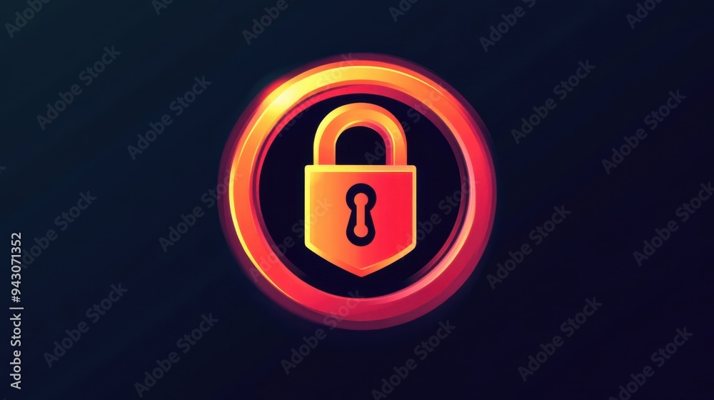 Security lock icon design Security lock icon design